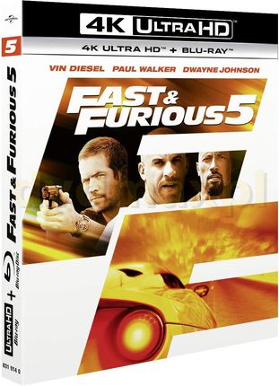 Fast & Furious 5 (Szybcy i wściekli 5) [Blu-Ray 4K]+[Blu-Ray]