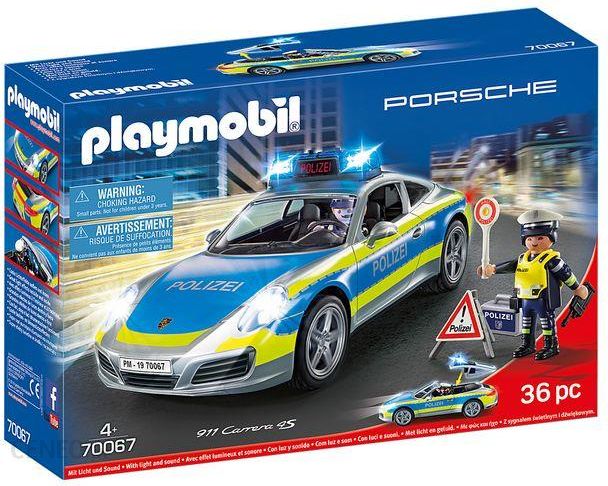 Playmobil City Action Policyjne Porsche 911 Carrera 4S