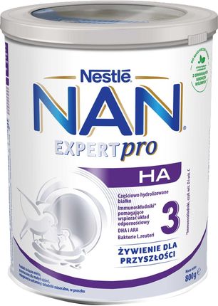 NESTLE NAN Expert Pro HA 3 produkt na bazie mleka, wzbogacony w witaminy i składniki mineralne dla dzieci powyżej 1 roku życia 800g