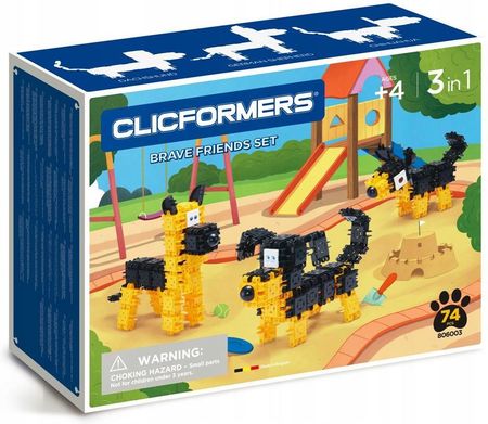 Clicformers Klocki 74El. Set Black&Yellow 35759