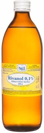 Rivanol 0,1% płyn na stany zapalne skóry 500g