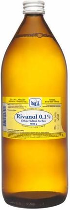 Rivanol 0,1% płyn na stany zapalne skóry 1000g