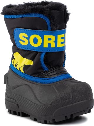 Śniegowce SOREL - Toddler Snow Commander NV1960 Black/Super Blue 011