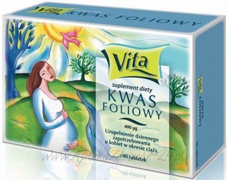 Kwas Foliowy Vita 90 tabletek