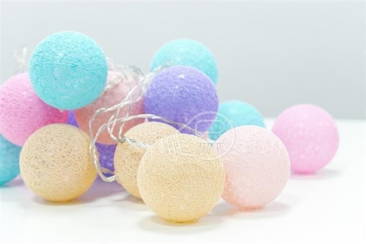 Milagro Kule Led Cotton Balls Łańcuch Girlanda Lampki 20Szt Odcienie Różu Fiolet Łosoś Turkus Ekd2891 Na Baterie 12834 (5902693732891) - zdjęcie 3 Milagro Kule Led Cotton Balls Łańcuch Girlanda Lampki 20Szt Odcienie Różu Fiolet Łosoś Turkus Ekd2891 Na Baterie 12834 (5902693732891)