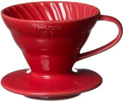 Hario Ceramiczny Zaparzacz Filtrowy V60-02 Czerwony - Zaparzacze i kawiarki