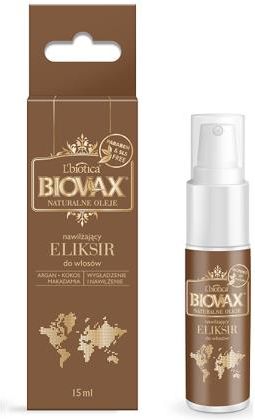 Biovax Naturalne Oleje Suchych i Zniszczonych Eliksir 15 ml
