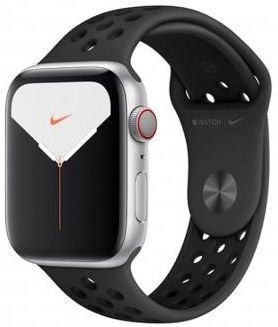 Apple Watch 5 Nike Cellular Koperta 44mm Srebrna z Aluminium z Paskiem  Sportowym Czarny - Opinie i ceny na Ceneo.pl