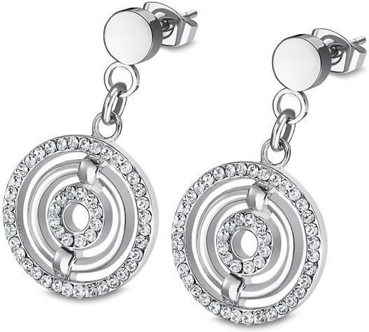 LOTUS Style Orecchini Donna Urban In Acciaio Inox Argento LS1950-4/1 Con Zirconia Cubica – Design Moderno - 2