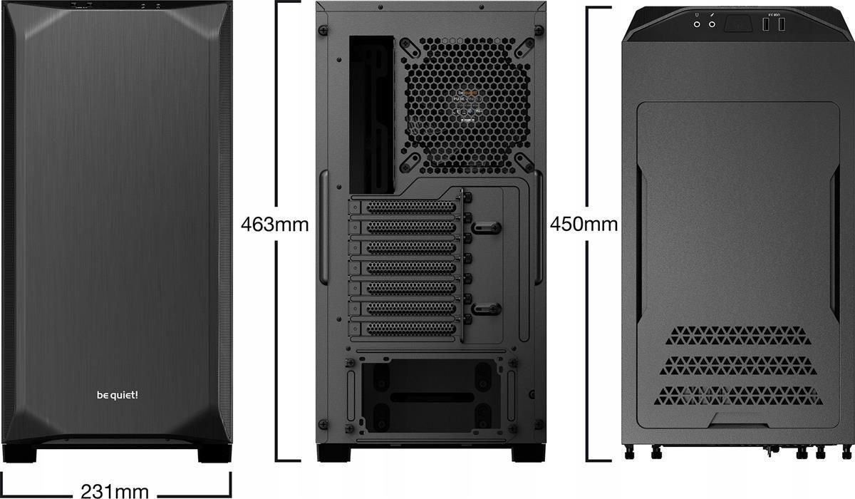 be quiet! Pure Base 500 Black (BG034) - zdjęcie 5 be quiet! Pure Base 500 Black (BG034)