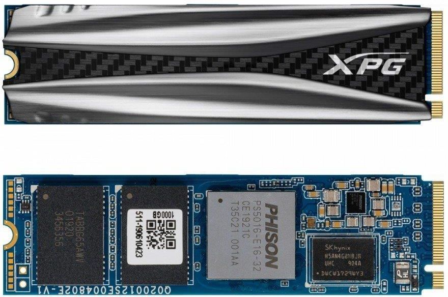 Dysk SSD ADATA 1TB M.2 PCIe Gen4 NVMe GAMMIX S50