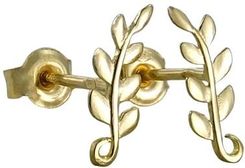 Zdjęcie Norbisrebro Złote Kolczyki Głązki Oliwne Pr. 585 - Maków Podhalański