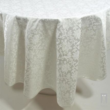 Bafra Obrus Mona Owal Biały 200x320cm