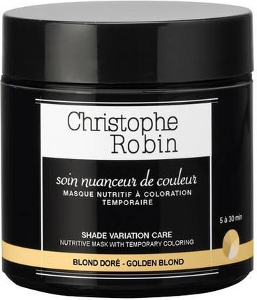 CHRISTOPHE ROBIN Shade Variation Care Maska do włosów w kolorze złocistego blondu 250ml