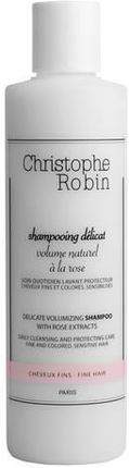 CHRISTOPHE ROBIN Delikatny szampon na bazie róży przywracający naturalną objętość 250ml