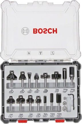 Bosch Mieszany zestaw frezów 6mm 15el. 2607017471
