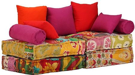 Modułowa sofa patchworkowa Demri 2D