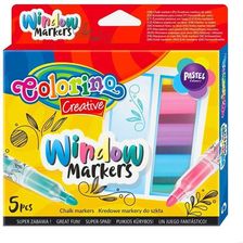 Zdjęcie Colorino Kredowe markery do szkła 5 kolorów 39637PTR - Grodzisk Mazowiecki