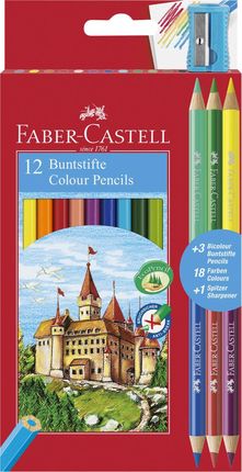 Fabercastell Kredki Ołówkowe Zamek 18 Kolorów