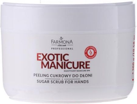Farmona Professional Exotic Manicure Egzotyczny Manicure Spa Peeling Cukrowy Do Dłoni 300ml