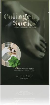 Voesh Socks Deluxe Pedicure Mask Enriched With Phyto Collagen & Peppermint 16 ml