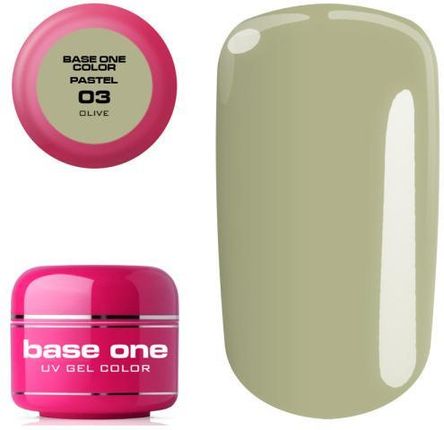 Silcare Base One Color Pastel 03-olive Bezkwasowy jednofazowy żel UV do paznokci