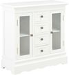 vidaXL Komoda Biała 28 X 70 Cm Lite Drewno Sosnowe