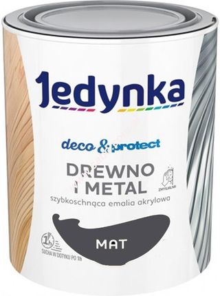 Jedynka Deco&Protect Drewno I Metal Mat, Grafitowy 0,7L