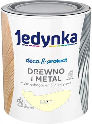 Jedynka Deco&Protect Drewno I Metal Mat, Kremowy 0,7L
