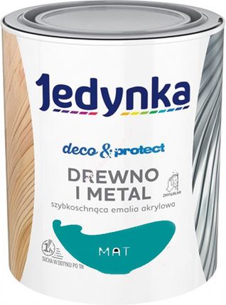 Jedynka Deco&Protect Drewno I Metal Mat, Turkusowy 0,7L