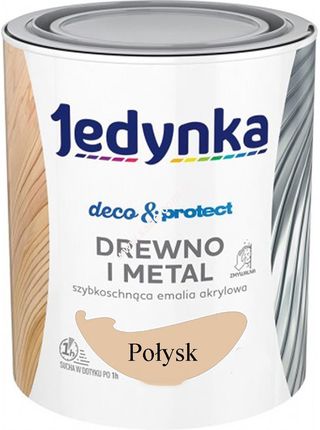 Jedynka Deco&Protect Drewno I Metal Satynowy Połysk Beżowy 0,7L