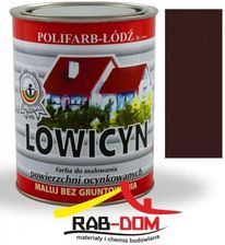 Farba Polifarb-Łódź Lowicyn Dach Ocynk Brązowa Mat 5L