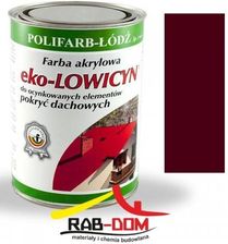 Farba Polifarb-Łódź Eko Lowicyn Farba Dach Ocynk Brąz Kasztan 1L
