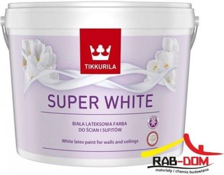 Tikkurila Farba Emulsja Super White 2,5L