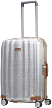 Średnia walizka SAMSONITE LITE-CUBE DLX 61243 Srebrna - srebrny