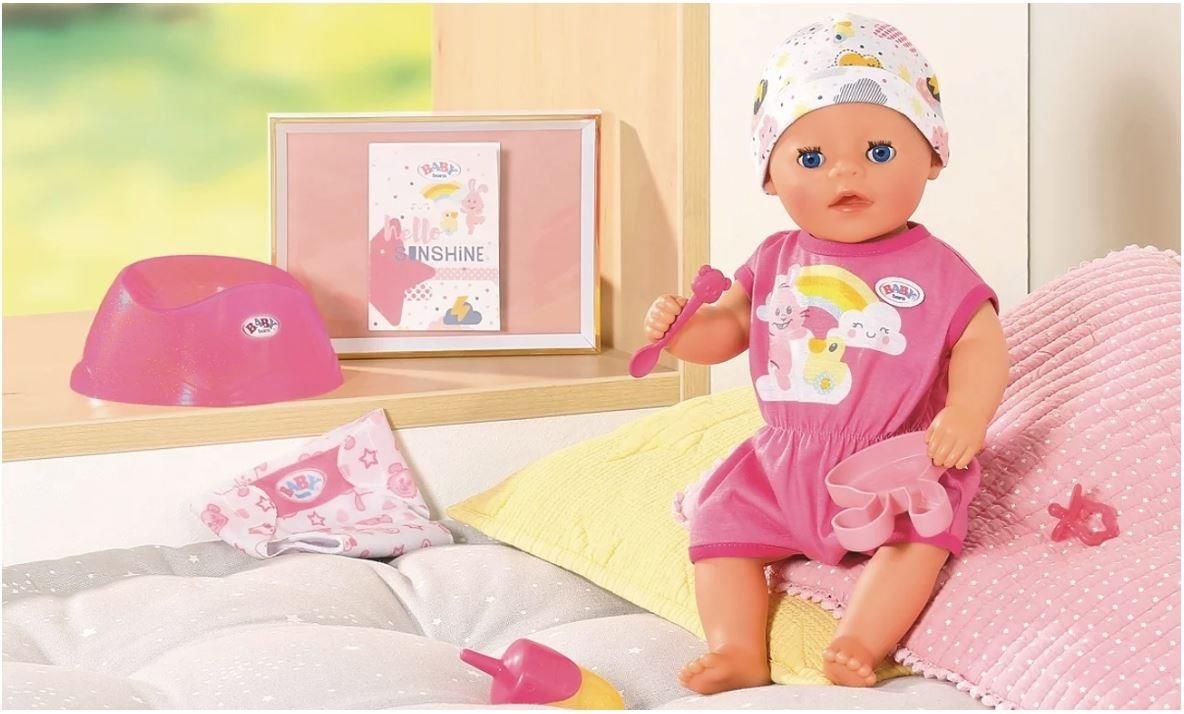 BABY Born Little Freizeit-Outfit – Shirt Mit Enten-Motiv & Jogginghose Für 36-cm-Puppen, Easy Fit, In Plastikfreier Verpackung