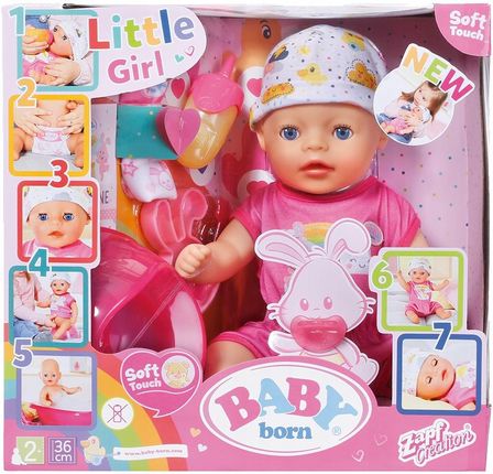 Zapf Creation Baby Born Little Girl Lalka interaktywna 36cm 827321