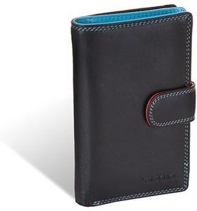 Kolorowy portfel Valentini Colors - Czarny