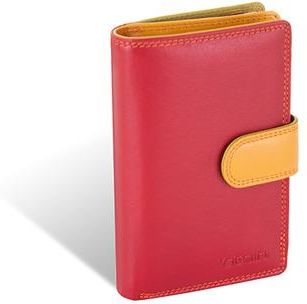 Kolorowy portfel Valentini Colors - Czerwony