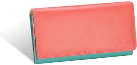 Duży portfel damski Valentini Colors 272 - Różowy
