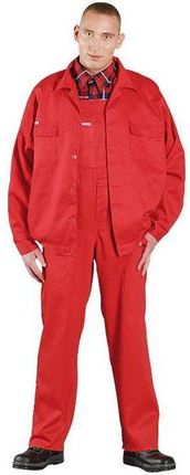 Ubranie Robocze Reis Oliwier Bluza + Ogrodniczki Czerwone