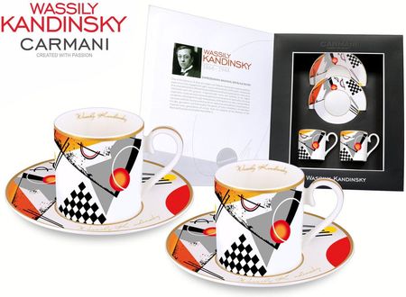 Carmani Filiżanka Espresso Wassily Kandinsky 2szt