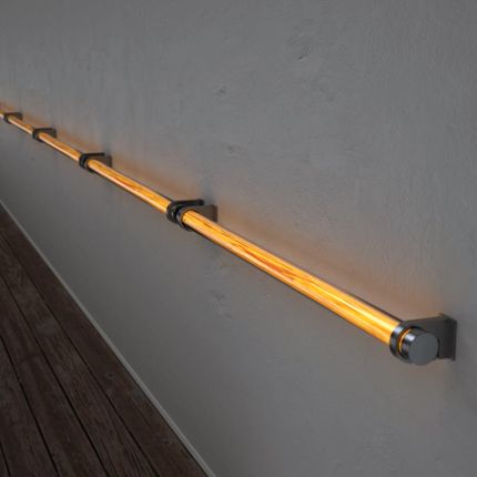 Wooden Poręcz podświetlana LED REED (RES01)
