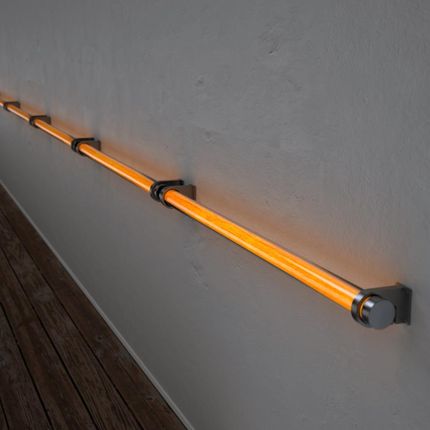 Wooden Poręcz podświetlana LED REED Oak (RES4)