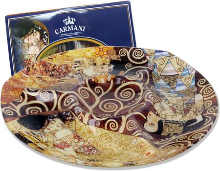 Carmani Talerz Dekoracyjny G.Klimt Mix 3 Wzorów