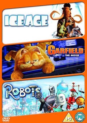 Robots/Ice Age/Garfield: The Movie [3DVD]