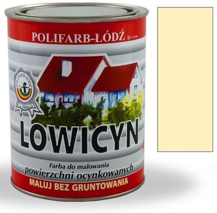 Lowicyn farba ocynk Kość Słoniowa RAL1014 Mat 0,8