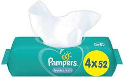 Zdjęcie Pampers Fresh Clean Chusteczki nawilżane 4x52Szt. - Chęciny