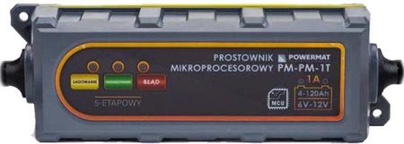 Powermat Prostownik 6/12V  (PM-PM-1T)