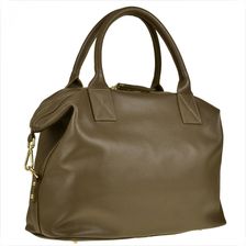 Bardzo duża torba skórzana shopper bag xxl taupe brązowa Bardzo duża torba skórzana shopper bag xxl taupe brązowa